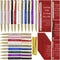 Geyoga Employee Appreciation Gifts, Inspirational Ballpoint Pens with Thank You Cards, Motivational Quote Pen Bulk (50