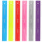 Emraw 12 inches (30 cm) Shatterproof Flexible Rulers, Black, Blue, Green, Pink, Purple, Orange - 6 Pack