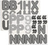 Juvale 144 Count Bulletin Board Alphabet Letters and Numbers