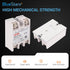 BlueStars SSR-25AA Solid State Relay, AC to AC Input 80-250VAC, Output 24-380VAC, 25A, Pack of 2