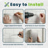 Alpine Sanitary Napkin Receptacle Wall Mounted Tampon Holder For Bathroom Provides Clean & Odor-Free Restroom for Home