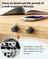 Cuworlis 8 Pack Magnetic Cable Clips Cord Organizer-Adhesive Wire Holder, Under Desk Cord Holder Keeper for Home Office