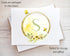Designing Moments Set 10 Personalized Folded Monogram Cards, Bee and Honey Monogram Note Cards, Couples Stationery