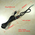 18AWG Replacement Power Cord Open End with On/Off Power Switch 3 Prong Extension Cable,10A125V 10Ft Black