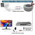 2PCS 100ft/30m 4BNC Integrated BNC Video Power Cable Extension. Ideal for Security Cameras, CCTV, Surveillance, and DVR