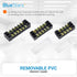 BlueStars 6 Packs Terminal Strip Blocks, 4/5/6 Positions 600V 15A with Cover for Home Electrical Project