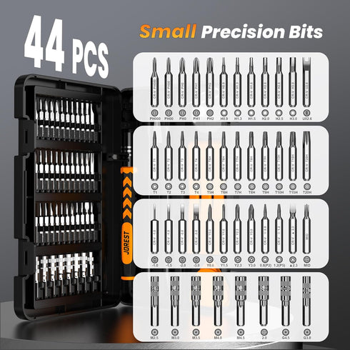 59Pcs Set T5, T6, T8, PS4 PS5, JOREST Small Precision Screwdriver with Torx Mini Repair Tool Kit for Macbook, Computer