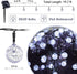 20 LED Crystal Globe Solar String Light, Extra-Bright Outdoor Lights with 8 Modes, Waterproof Solar Powered for Garden