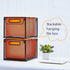 SETTFRFE 2 Pack File Organizer, Metal File Crates for Hanging Folders, Letter Size, Black