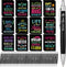 Yeaqee Motivational Pens Notepads Gifts Set, 72 Pcs, Inspirational Quote Pen & Mini Journal