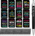 Yeaqee Motivational Pens Notepads Gifts Set, 72 Pcs, Inspirational Quote Pen & Mini Journal
