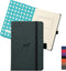 Dingbats* - Wildlife A6 Grid Pocket Notebook - PU Leather Hardcover Small Journal for Work, Travel, Elastic Closure