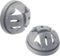 ISPINNER 20pcs 3/8 Inch Non-Metallic Button Push-in Cable Connectors, Fits for 1/2 Inch Knockouts