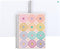 Erin Condren Modern Geometric Coiled Notebook, Platinum Coil, 7x9 Dot Grid