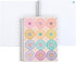 Erin Condren Modern Geometric Coiled Notebook, Platinum Coil, 7x9 Dot Grid