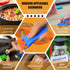 Honoson 300 Pieces Plastic Razor Blade Scraper Blades Plastic Scraper Tools Double Edge Razor Blades with a Tip Slot