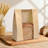 200 240 14x8.3x3.5 inches Bread Bags for Homemade Bread, Pcs Sourdough Bags with Window and Sealing DIY Stickers, Large