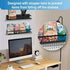 VANPET Metal Magnetic Book Shelf for Whiteboard, Metal Magnetic Bookshelf, Book Display Shelf for Teacher Kids
