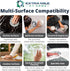 Power Paste Natural All Purpose Cleaner Bundle - Grout Cleaner for Tile Floors with Sponge & Crevice Brush - Deep