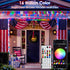 66 200 YIQU Smart Color Changing Halloween Lights, FT LED RGB Christmas String Lights with Remote App Control & Timer
