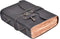 Vintage Leather Journal by LEATHER VILLAGE, 200 Handmade Deckle Edge Paper, Black, 6X4 inches (A6) with Key Closure