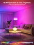 Bulbs, A19 Bulb, Bulbs, 16 800 2.4Ghz only,4 Pack ANGELHALO Smart Light Color Changing LED Light Work with Alexa