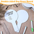 Zhehao Dry Erase Answer Paddles, 24 Pieces Bulk DIY Christmas Paddles for Games, Double Sided Mini Boards