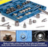 36Pcs Set, 2-in-1 Frozen, Screw & Bolt Extractor Multi-Spline Lug nut Remover, Easy out Stripped Screw Removal Tool Kit