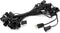 Holiday Lighting Outlet C9 Christmas Light String, Patio Event Lighting, Black Cord, 12" Socket Spacing, E16 (25')