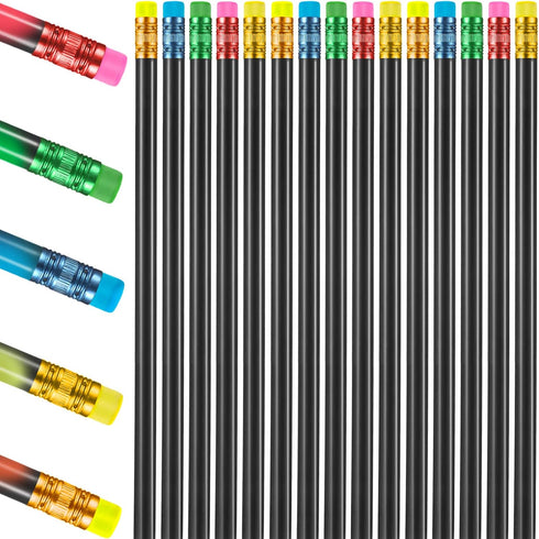 Outus 60 Pieces Color Changing Mood Pencils for Kids, 2B Thermochromic Pencils with Eraser for Birthday Party Favors