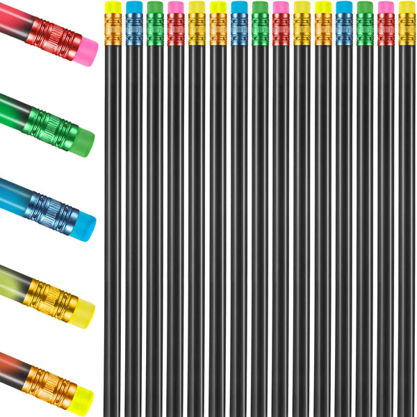 Outus 60 Pieces Color Changing Mood Pencils for Kids, 2B Thermochromic Pencils with Eraser for Birthday Party Favors
