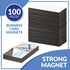 Business Card Magnets Pack of 100, Customize with Peel and Stick Adhesive for Personalized Magnetic Business Cards