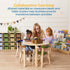 ECR4Kids 3-Compartment Storage Caddy, Supply Organizer, Earthtone, 6-Pack