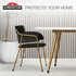 16 1" X-Protector Rubber Chair Leg Caps - PCS Non-Slip Rubber Feet - Black Chair Leg Covers - Keep Furniture in Place!
