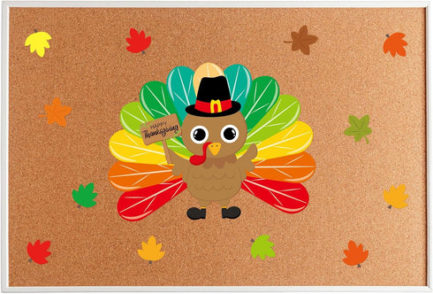 Thanksgiving Turkey Bulletin Board Decoration Set, Fall Classroom Decor School Supplies