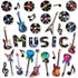 Back to School Musical Notes Rock Record Cutouts, Music Party Classroom Decorations for Kids