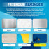 White Board Sticker 40" x 18”, Adhesive Magnetic Dry Erase Board for Wall, Peel and Stick Wallpaper with Markers