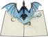 Ice Dragon 3D Pop Up Greeting Card, 5 x 7 inch, Multicolor for All Occasions - Birthday, Love, Christmas