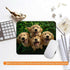 PIDAY Cute Golden Retriever Mouse Pads for Desk, Dog Gaming Mousepad Office Decor Accessories,Travel Mousepad