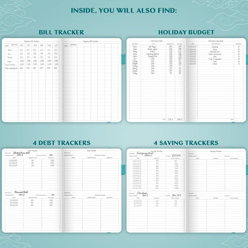 Legend Budget Planner – Financial Organizer Book for Household Monthly Budgeting, Money Account & Expense Tracker