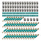 50 Set Cam Lock Fasteners Kit, 3-in-1 Furniture Connecting Hardware with Pre-Inserted Nut, Eccentric Wheel, and Dowels