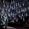 Aukora Christmas Lights Outdoor Meteor Shower Falling Rain Lights 12 inch 8