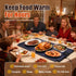 5 Settings Warming Mat for Food Temperature Silicone Food Warming Mat Roll up Food Warmer with Full Surface Heating