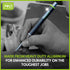 Set 6 Tracer Pro Aluminum Deep Hole Construction Pencil - Durable Mechanical Carpenter Pencils with Sharpener