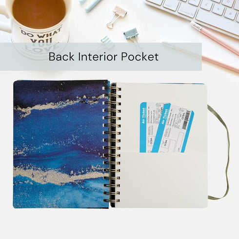 Paper 'n Such Undated Daily Planner, Spiral To Do List Notebook for Daily Tasks and Agendas (6.5x8.5), School or Office
