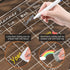 Magnetic Acrylic Calendar for Fridge, 1 Pack 12"x16" Clear Dry Erase Magnetic Planning Boards Set (Monthly Planner_1)