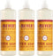 Mrs. MEYER'S CLEAN DAY Dish Soap, Clementine Scent, 16oz (Pack of 3)