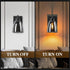 Kasiqilight 6 Inch Black Wall Sconce Light Fixture with Transparent Glass Lampshade, Industrial Metal Wall Flush Mount