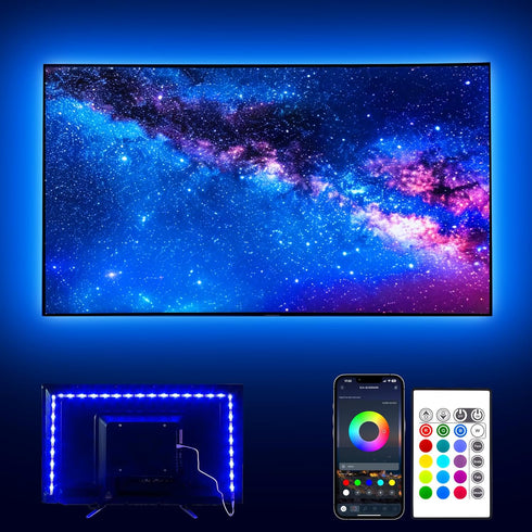 PANGTON VILLA Led Lights for TV LED Backlight,16.4FT RGB Smart LED Strip