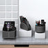 Thipoten Large Remote Control Holder for Table, Faux Leather Caddy/Storage/Tray, Perfect Space Saver for Office
